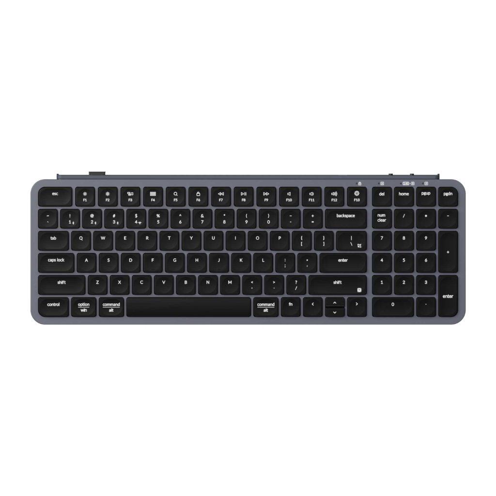Keychron B2 Pro Ultra-Slim 96% Wireless Keyboard - Space Gray