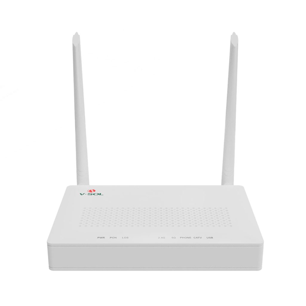 V-Sol 1XPON+4GE+1POTS+CATV+USB 3.0+Wi-Fi 5 HGU ONT