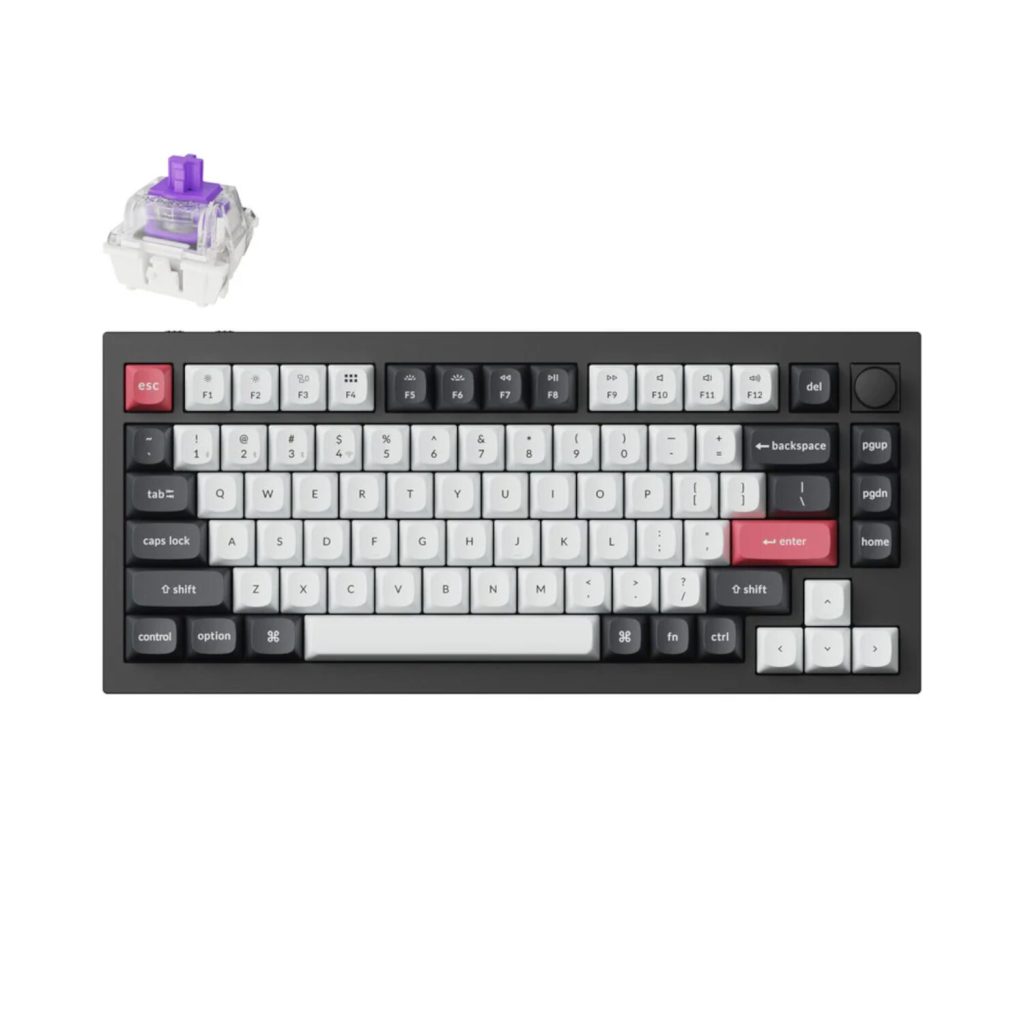 Keychron Q1H-M1 QMK Wireless Custom Keyboard - Black