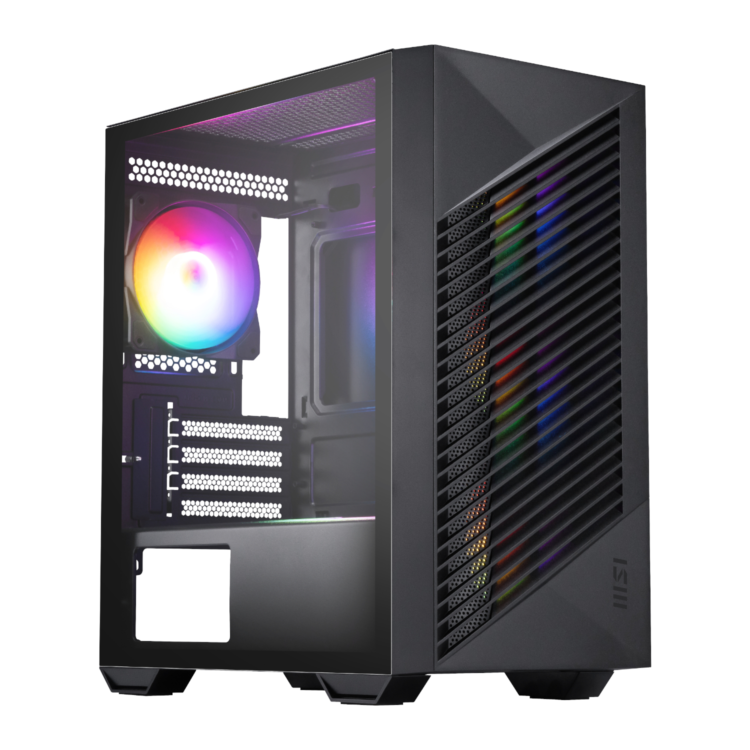 MSI PRO FORGE M050A Micro-ATX Gaming Chassis - Black