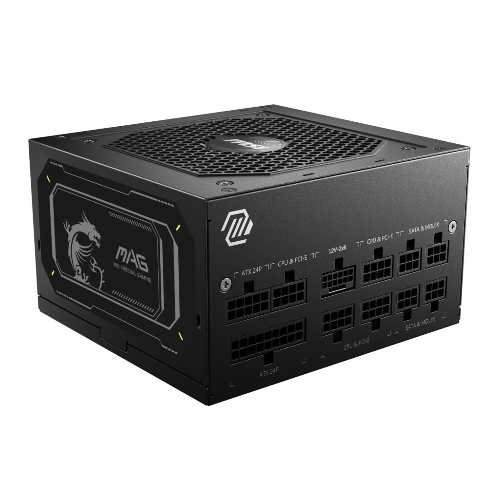 MSI MAG A850GL PCIe5 ATX3.1 80 PLUS Gold Modular Power Supply