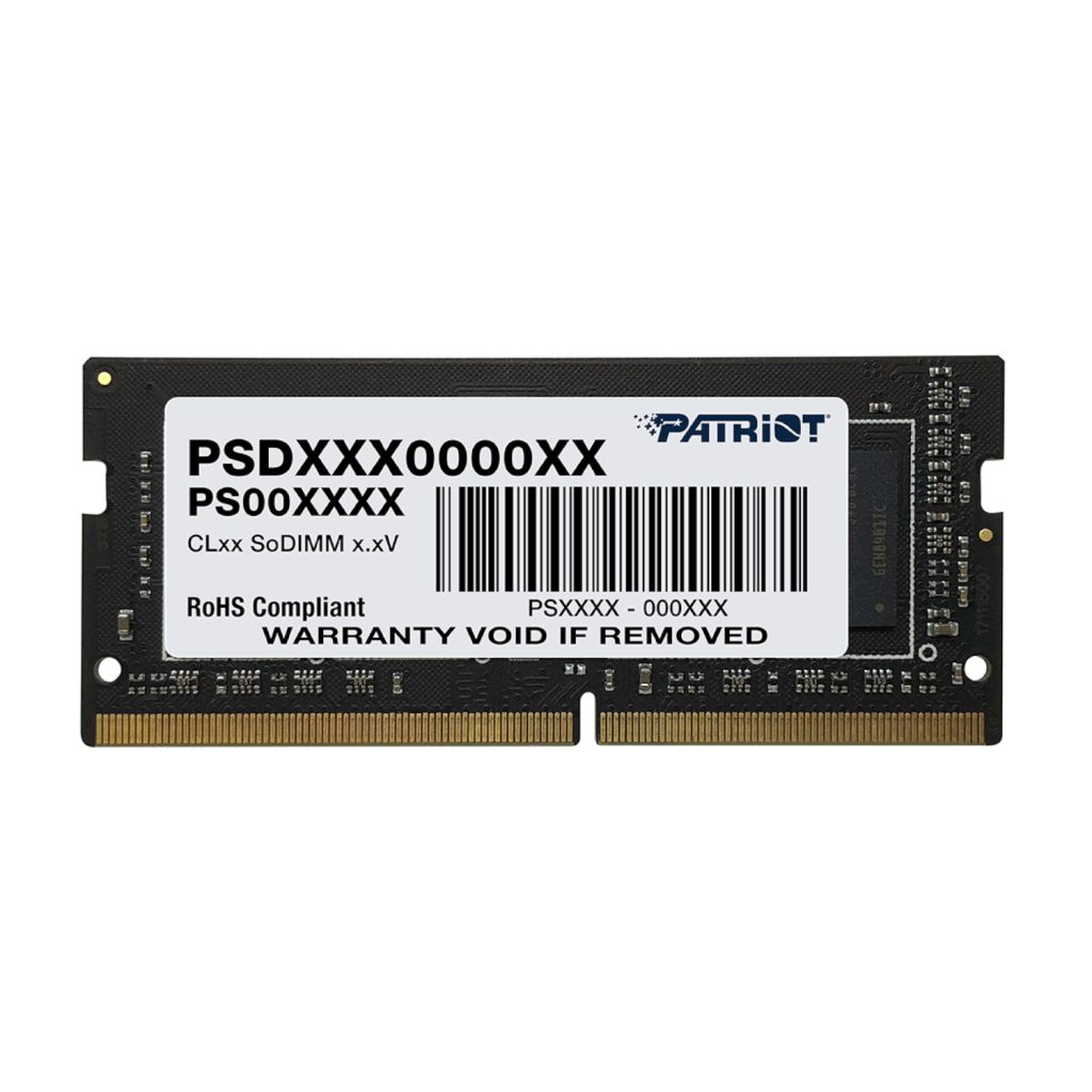 Patriot Signature Line 16GB 3200MHz DDR4 Single Rank SODIMM Notebook Memory