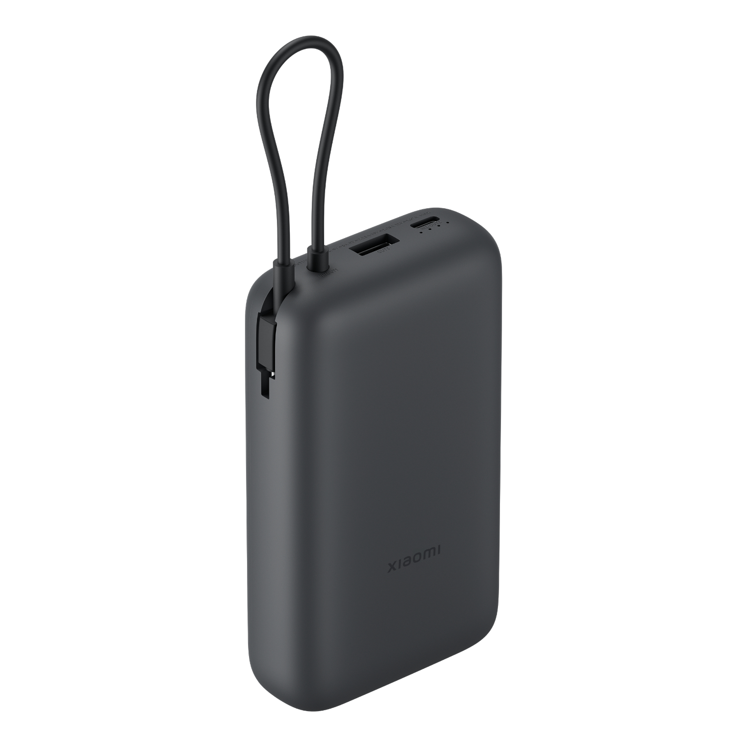Xiaomi Power Bank 20000mAh (Integrated Cable) - Dark Grey