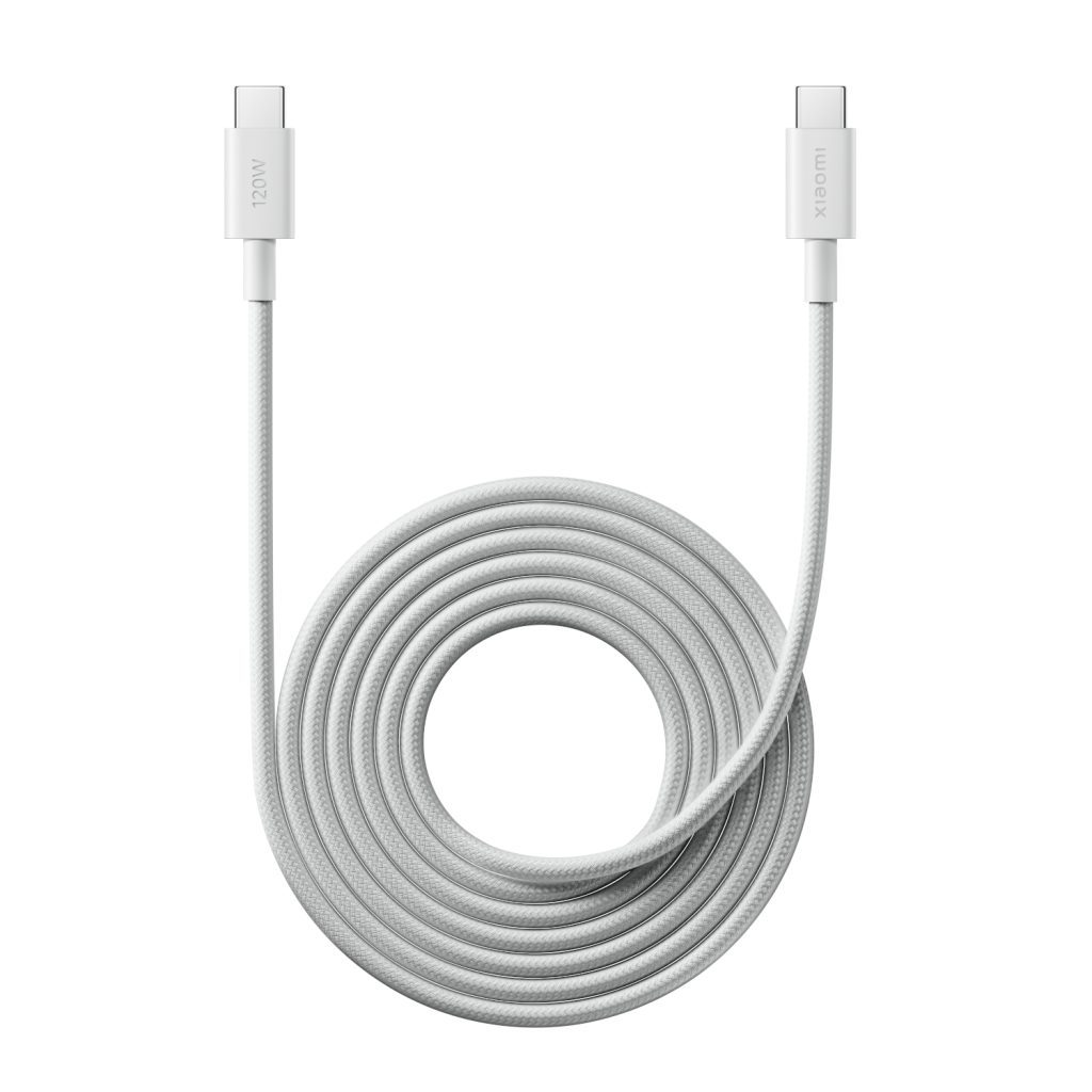 Xiaomi USB4 6A USB Type-C To USB Type-C Braided Cable 2m- (120W, 480 Mbps)