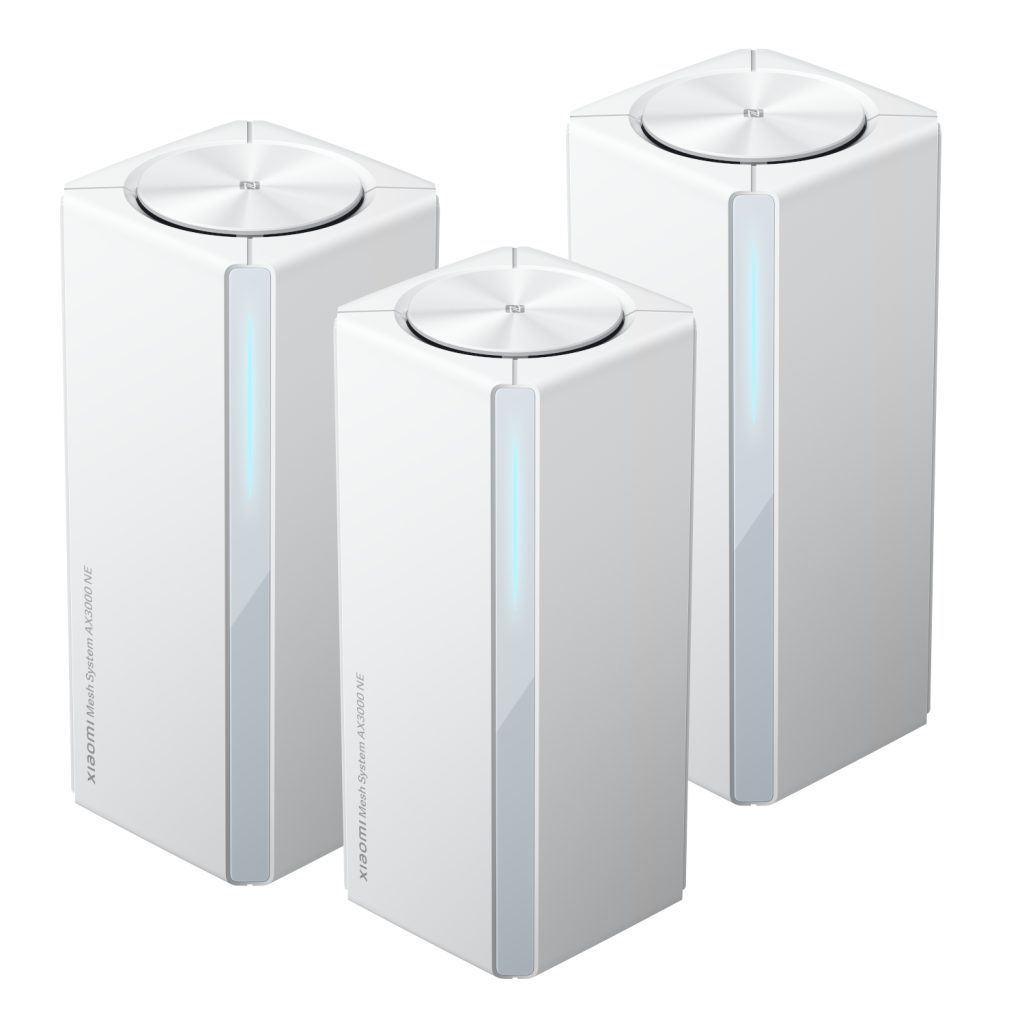 Xiaomi Mesh System AX3000 NE Whole-Home Wi-Fi 6 Router (3-Pack) – White