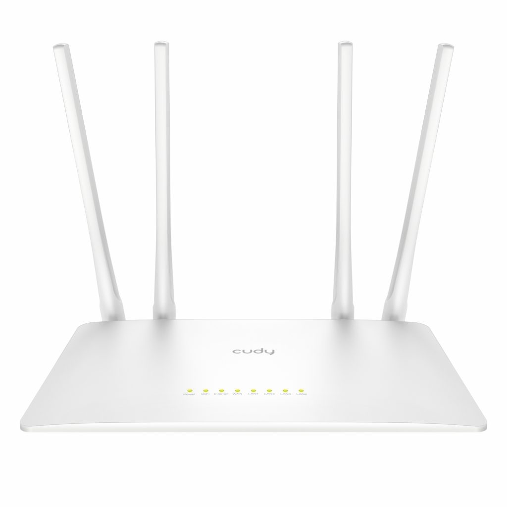 Cudy WR300S 300Mbps 5-Port Wi-Fi 4 Router – White