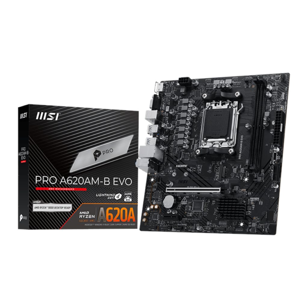 MSI PRO A620AM-B EVO AM5 M-ATX Motherboard