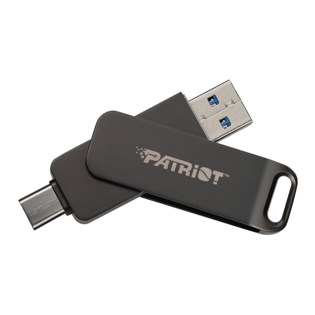 Patriot Rage R550 128GB USB3.2 Swing Type A to Type-C Flash Drive