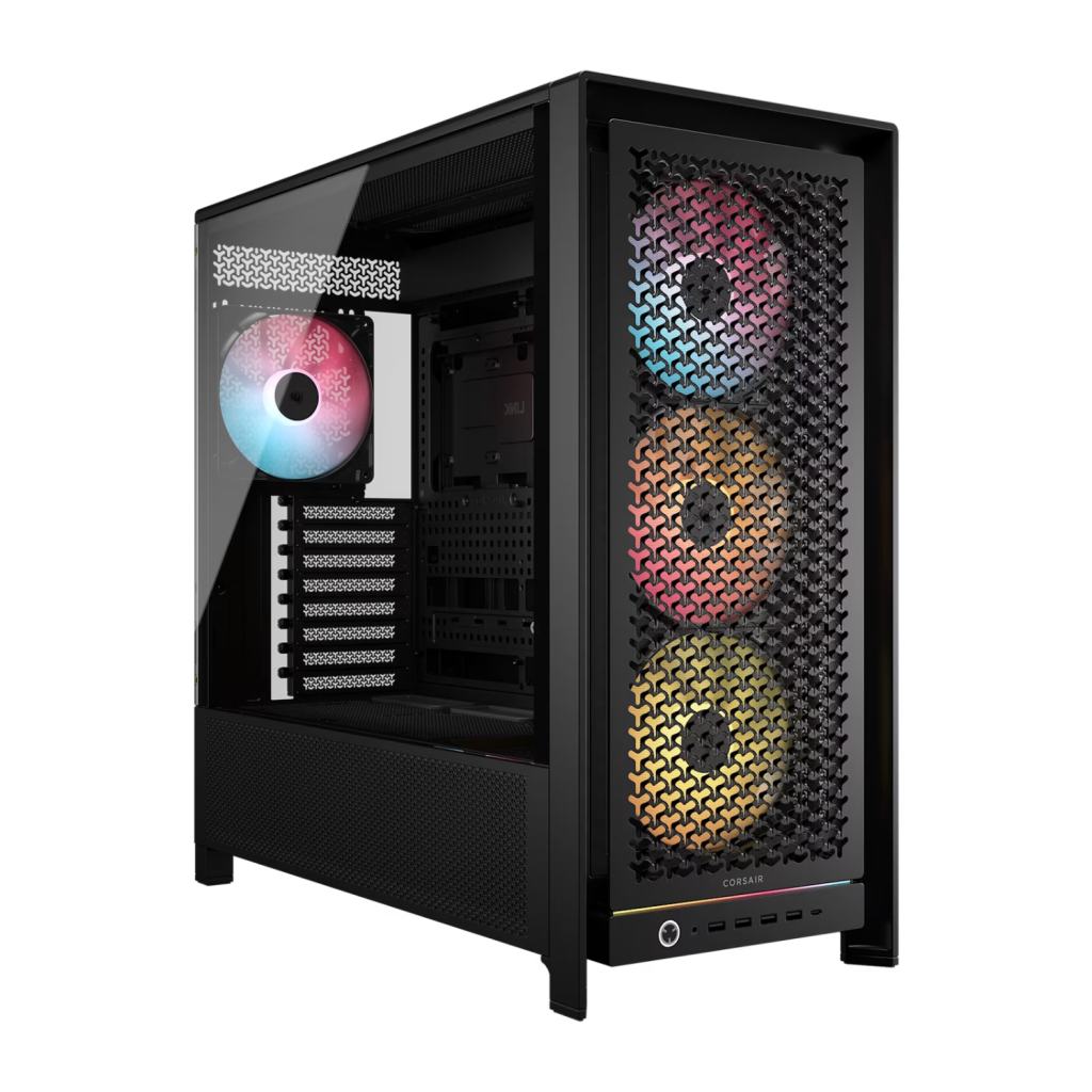 Corsair FRAME 5000D RS ARGB High-Airflow Mid-Tower PC Case - Black
