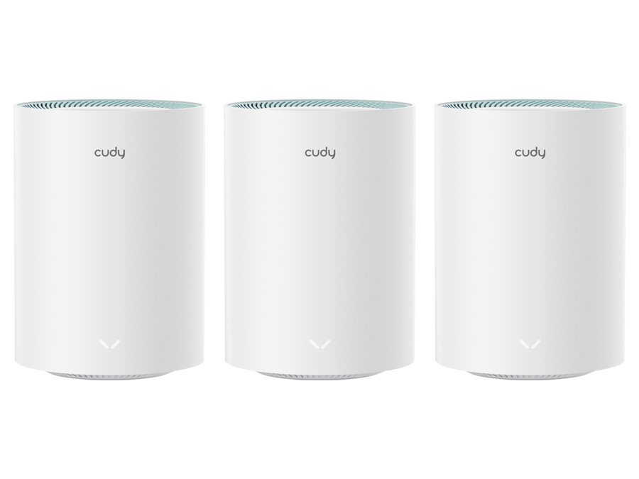 Cudy Dual Band WiFi 5 1200Mbps Gigabit Mesh 3 Pack