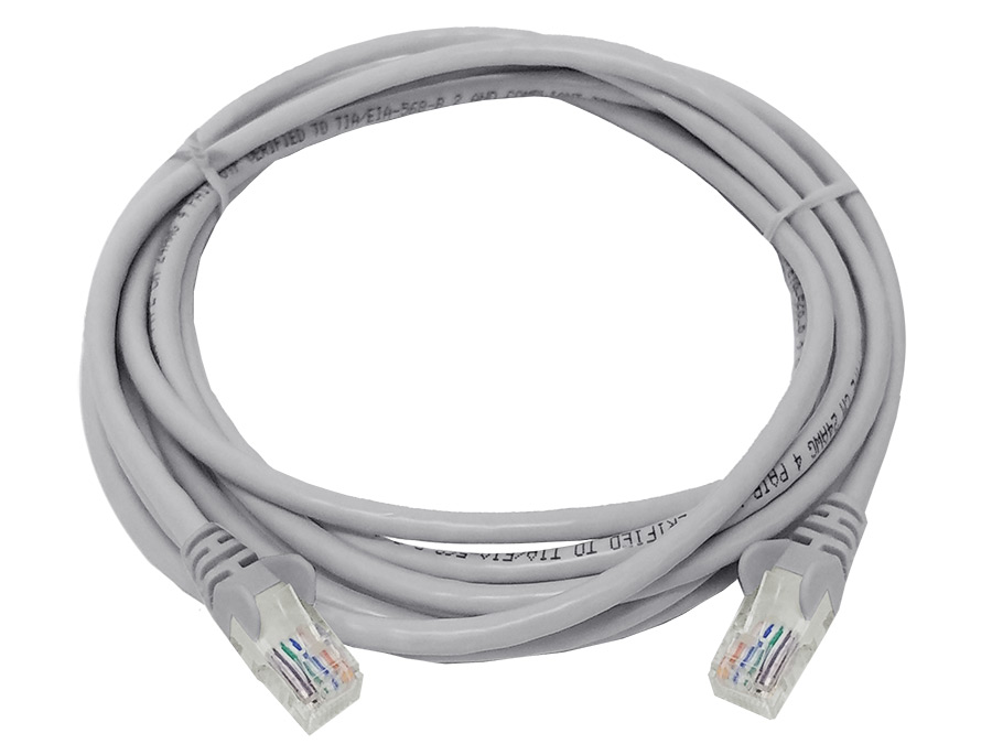 Linkbasic 3 Metre UTP Cat5e Flylead Grey