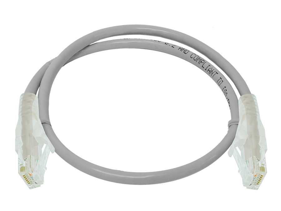 Linkbasic 50cm UTP Cat6 Flylead Grey