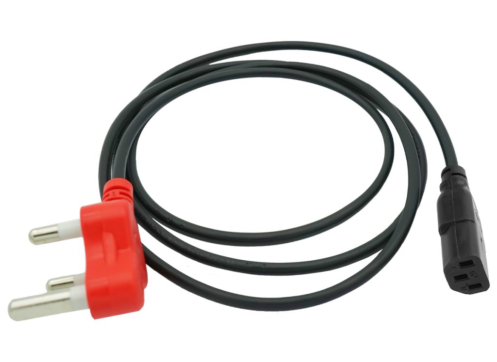 1.8m IEC Power Cord With Dedicated Plug Top
