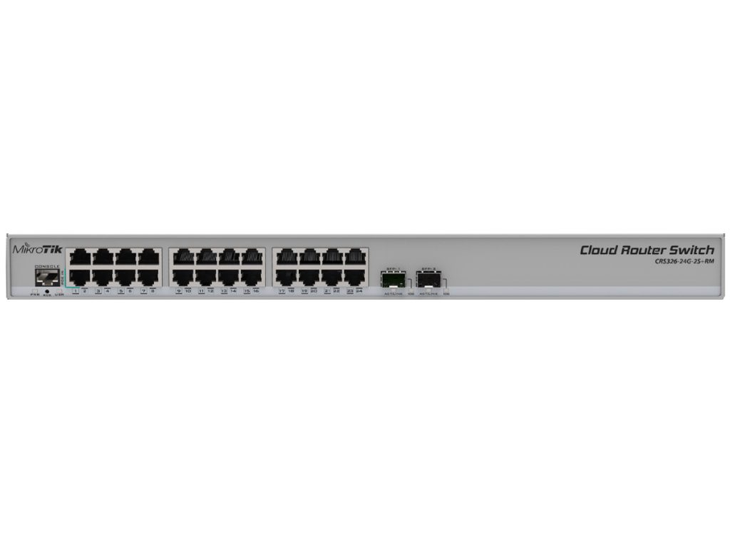 MikroTik Cloud Router Switch 24 Port Gigabit 2SFP+