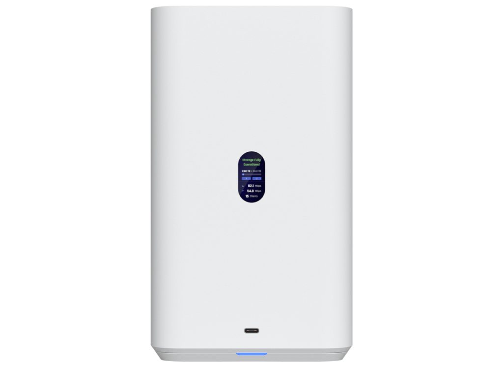 Ubiquiti UniFi White UNAS 2.5Gbps Ethernet 2x 3.5" HDD bays