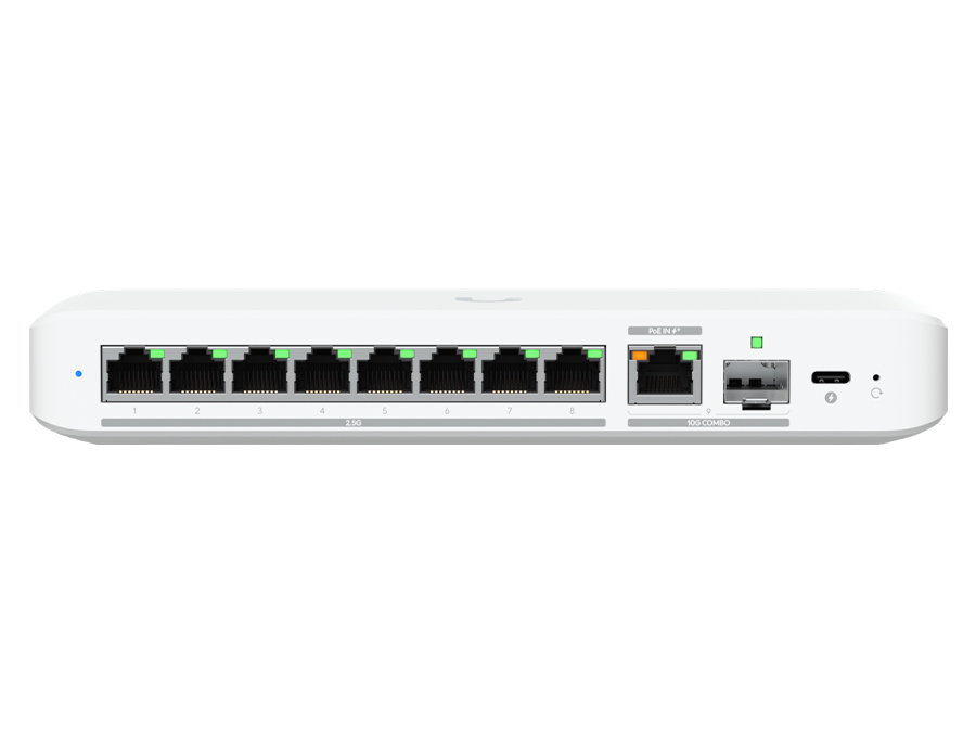 Ubiquiti UniFi Flex 2.5G 8 Port 2.5G with 10G Combo Uplink