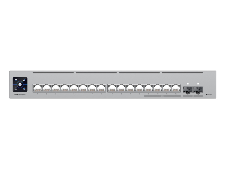 Ubiquiti UniFi Pro Max Switch 16 with 12 Gigabit 4x 2.5Gbps 2SFP+