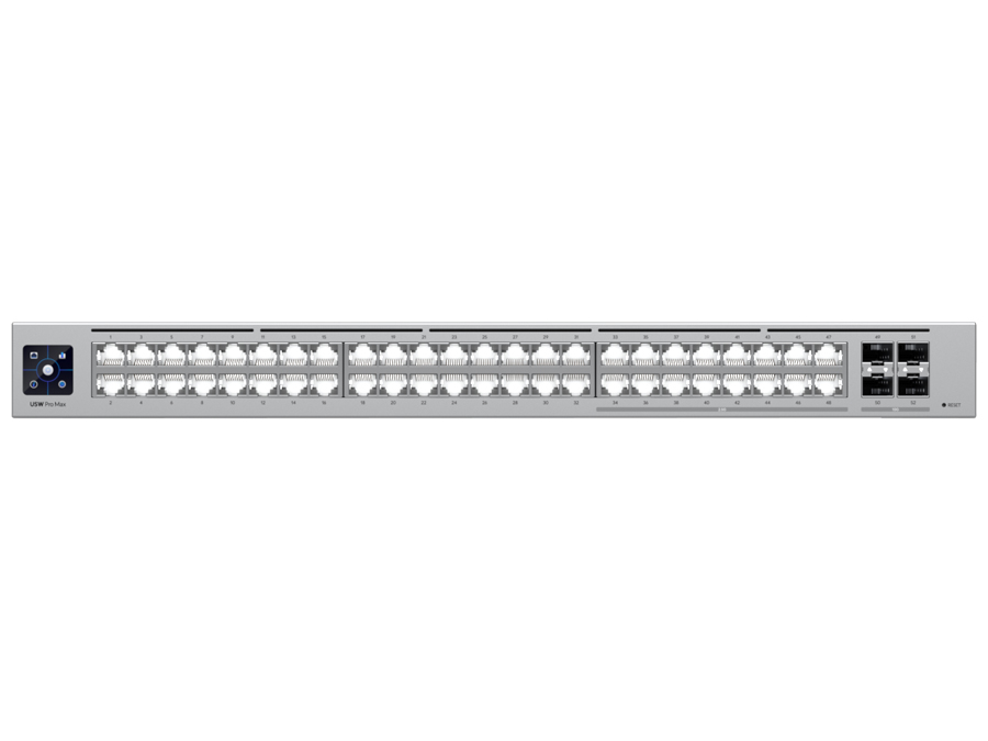 Ubiquiti UniFi Pro Max Switch 48 with 32 Gigabit 16x 2.5Gbps 4SFP+