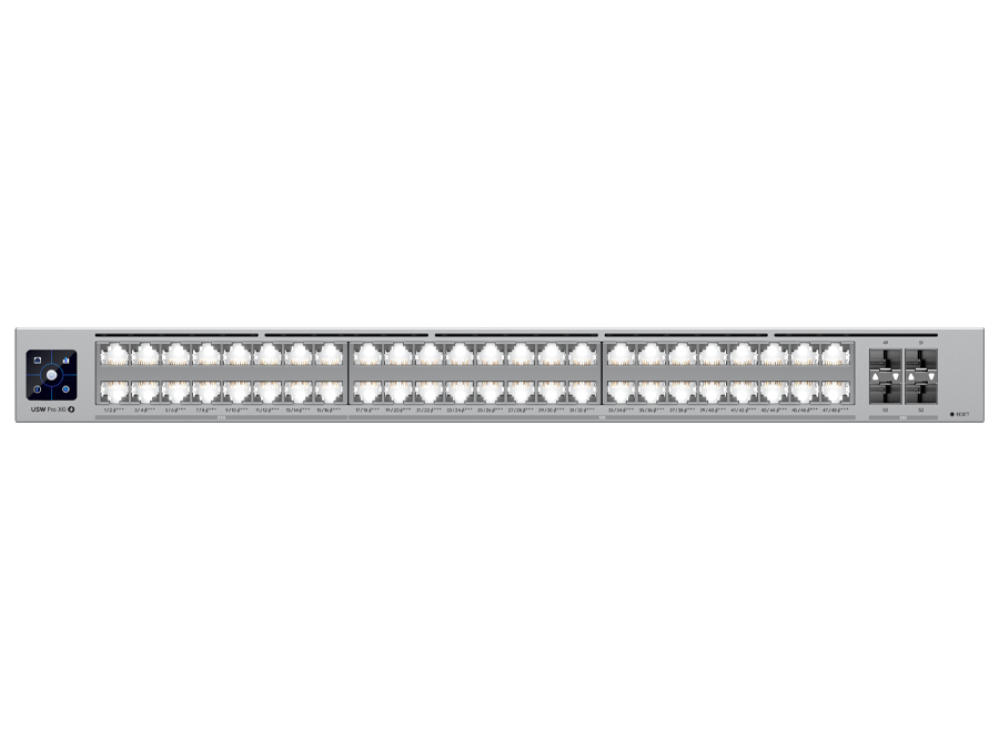 Ubiquiti UniFi Pro XG Switch 32 x 10Gbps 16 x 2.5Gbps PoE+++ 2SFP28 1080W