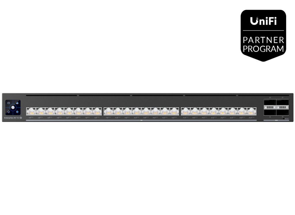 Ubiquiti UniFi Enterprise Audio/Video XG 24 Port PoE Switch