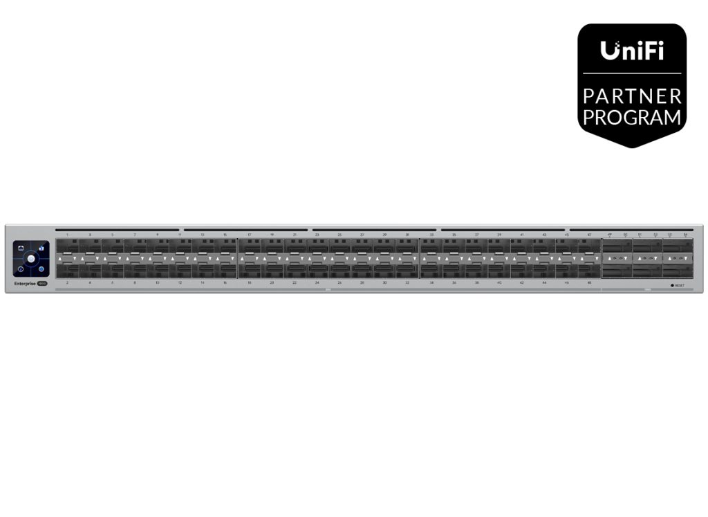 Ubiquiti UniFi Enterprise Campus Aggregation 48 Port SFP28 6xQSFP28